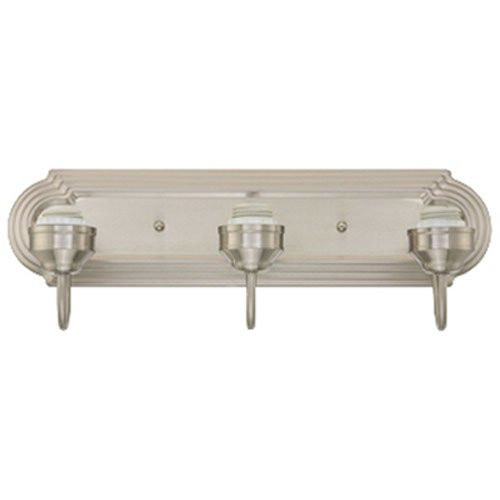 Westinghouse Lighting Corp 6300800 3-Light Wall Fixture, Nickel