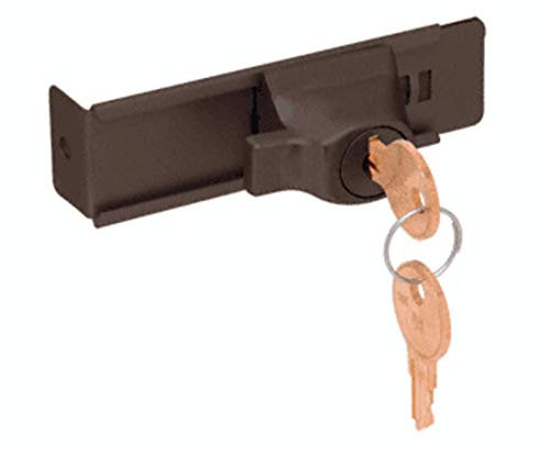 CRL Duranodic Bronze Stick-On Showcase Lock - Keyed Alike by CR Laurence
