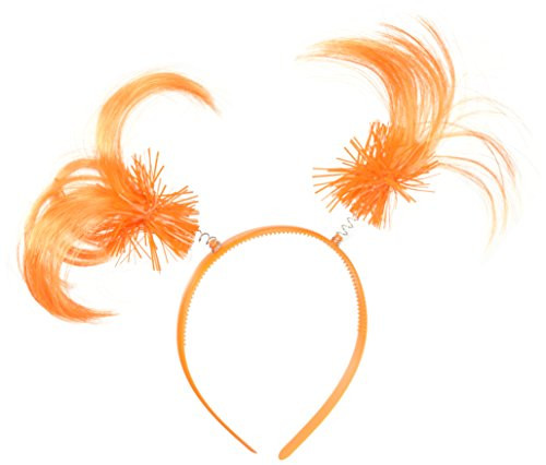 amscan Orange Ponytail Headbands, Party Accessory, 12 Ct.