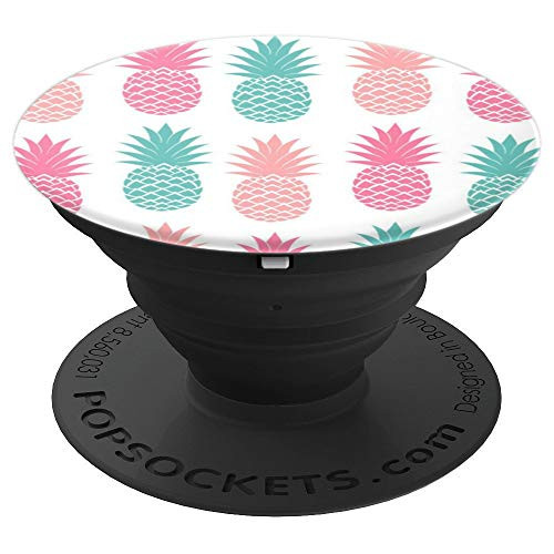 Rose Gold, Pink, and Turquoise Cute Pineapples - PopSockets Grip and Stand for Phones and Tablets