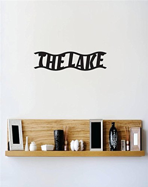 Design with Vinyl RE 1 C 2282 The Lake Image Quote Vinyl Wall Decal Sticker, 10 x 20", Black Design with Vinyl RE 1 C 2282 The Lake Image Quote Vinyl Wall Decal Sticker, 10 x 20", Black