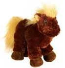 Ganz Webkinz Lil' Kinz Brown Horse Plush Pet Online Toy