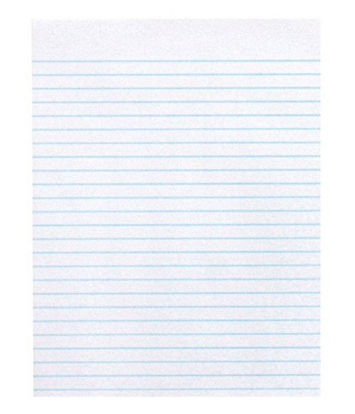 School Smart Composition Paper, No Margin, 8-1/2 x 11 Inches, White, 500 Sheets