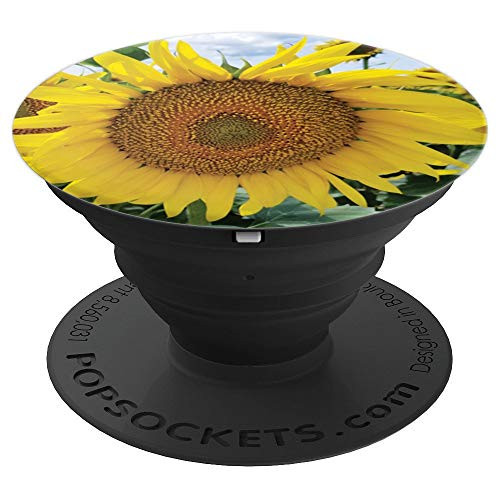 Pretty Yellow Sunflower Photo - PopSockets Grip and Stand for Phones and Tablets