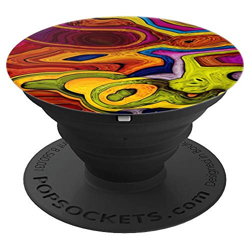 Swirl phone stand green, red, yellow, purple - PopSockets Grip and Stand for Phones and Tablets
