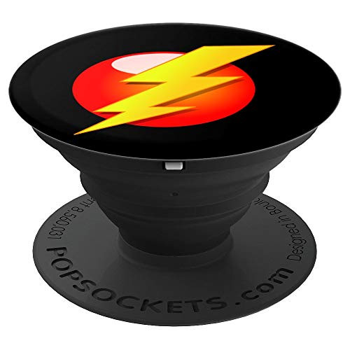 Yellow Lightning Flash PopSocket Phone and Tablet Grip - PopSockets Grip and Stand for Phones and Tablets