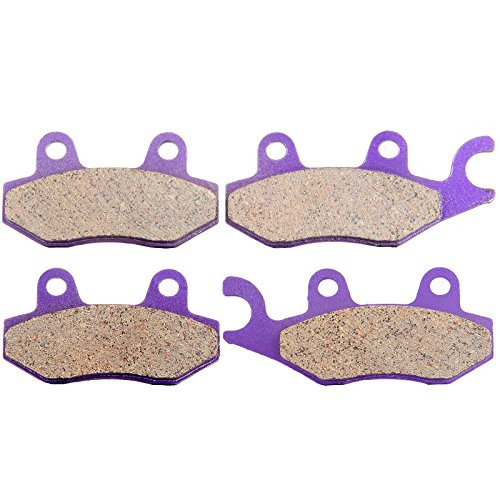 ECCPP FA135 FA165 FA137 Brake Pads Front and Rear Carbon Fiber Replacement Brake Pads Kits Fit for 2006-2009 Suzuki Quadracer 450 LTR450 2x4,2009 Suzuki Quadracer 450 LTR450Z 2x4 LE