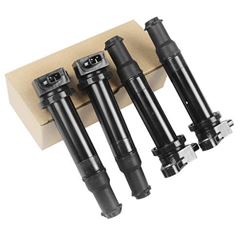 A-Premium Ignition Coils Pack for Hyundai Accent Kia Rio Rio5 2006-2011 1.6L Compatible UF499 27301-26640 C1543 (4-PC Set) A-Premium Ignition Coils Pack for Hyundai Accent Kia Rio Rio5 2006-2011 1.6L Compatible UF499 27301-26640 C1543 (4-PC Set)