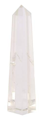 Aatm Crystal Healing Wand Obelisk Tower to Attract Higher Spiritual Energy for Purity (1.5-2.5 Inch)