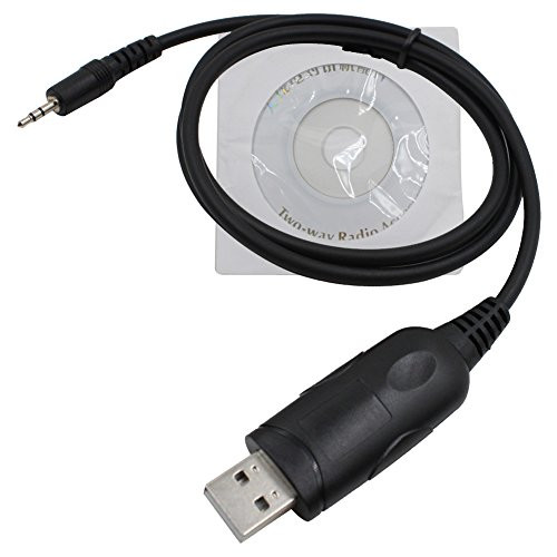 KENMAX USB Programming Cable with CD for Motorola GP88S GP2000 GP3688 CP040 PR400 CT250 CT450 PRO3150 CP100 CP140 CP160 CP200 CP150 CT150 P040 EP450 CP040