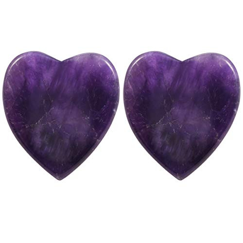 rockcloud Worry Stone,Thumb Palm Stones for Anxiety, Healing Crystal, Heart Shape, Amethyst rockcloud Worry Stone,Thumb Palm Stones for Anxiety, Healing Crystal, Heart Shape, Amethyst