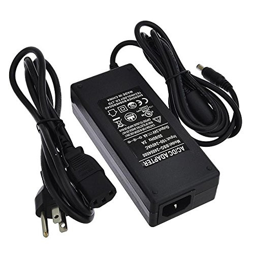 LEDwholesalers 24V 4A 96W AC/DC Power Adapter with 5.5x2.5mm DC Plug and 2.1mm Adapter, Black, UL-Listed, 3221-24VR2 LEDwholesalers 24V 4A 96W AC/DC Power Adapter with 5.5x2.5mm DC Plug and 2.1mm Adapter, Black, UL-Listed, 3221-24VR2