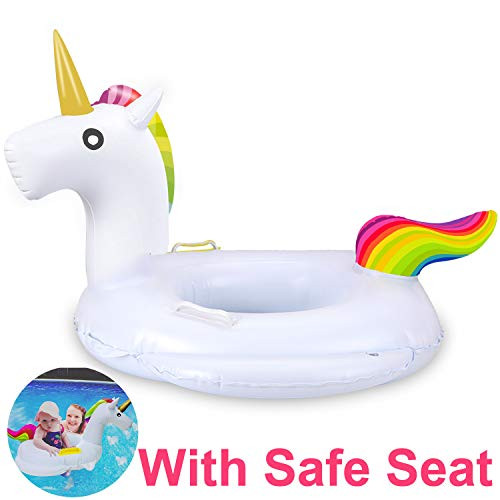 Grandeals Baby Float for Pool,Infant Swimming Float with Seat Baby Swimming Ring, Pool Float Toddler Swimming Floats, Inflatable Ring for Baby Infant Toddler 8-48 Months
