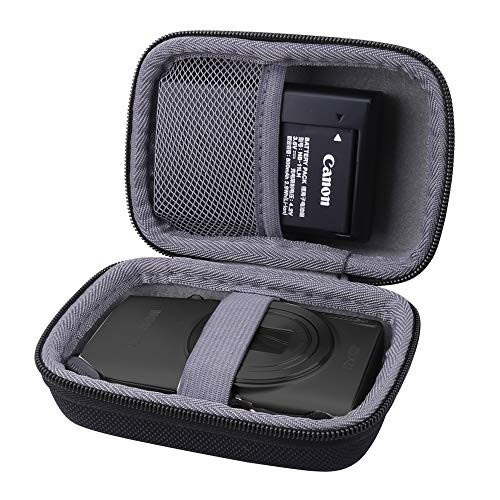 Aenllosi Hard Carrying Case for Canon PowerShot ELPH 180/190 Digital Camera (Storage case, Black)