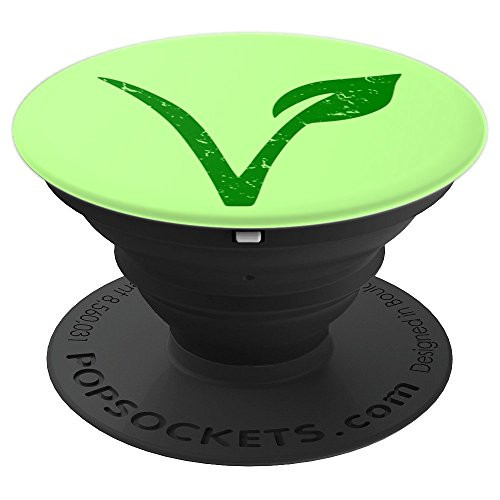 Rustic Green Vegan Symbol, vegetarian, retro, distressed - PopSockets Grip and Stand for Phones and Tablets Rustic Green Vegan Symbol, vegetarian, retro, distressed - PopSockets Grip and Stand for Phones and Tablets