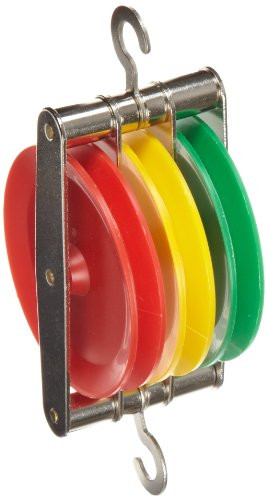 American Educational Triple Colored Pulley, 1-1/4" Width (Bundle of 5)