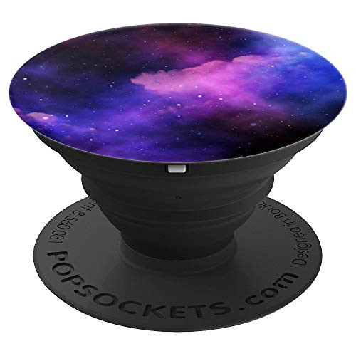 Blue Nebula. Purple Galaxy . - PopSockets Grip and Stand for Phones and Tablets