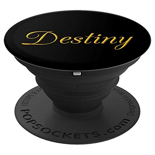 Destiny Yellow on Black. Name Destiny . - PopSockets Grip and Stand for Phones and Tablets Destiny Yellow on Black. Name Destiny . - PopSockets Grip and Stand for Phones and Tablets