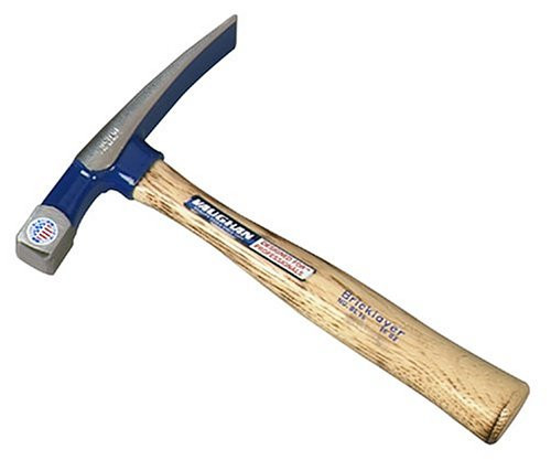 Vaughan BL24 24-Ounce Bricklayers Hammer, Flame Treated Hickory Handle, 11 1/2-Inch Long.