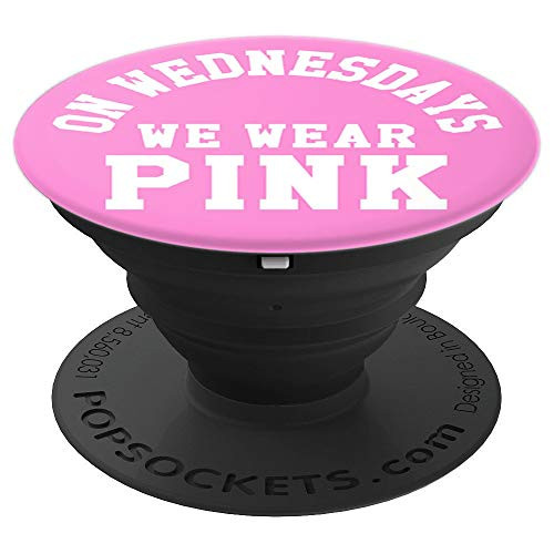 On Wednesdays We Wear PINK - PopSockets Grip and Stand for Phones and Tablets