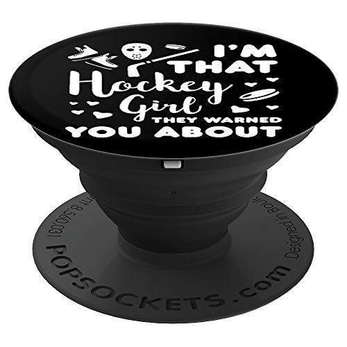 Funny Ice Hockey Player Gift For Girls - PopSockets Grip and Stand for Phones and Tablets Funny Ice Hockey Player Gift For Girls - PopSockets Grip and Stand for Phones and Tablets