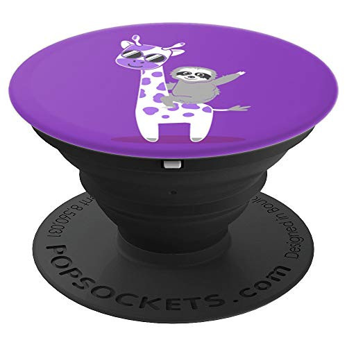 Giraffe Pop-Socket Sloth Purple Cool Cute Gift - PopSockets Grip and Stand for Phones and Tablets Giraffe Pop-Socket Sloth Purple Cool Cute Gift - PopSockets Grip and Stand for Phones and Tablets