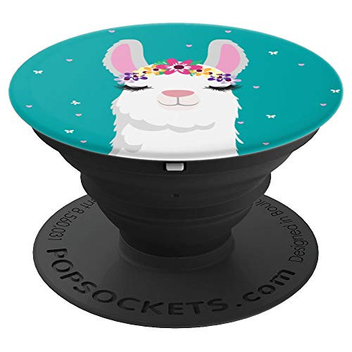 Llama Pop-Socket Animal Floral Flower Green Cute Girls Gift - PopSockets Grip and Stand for Phones and Tablets Llama Pop-Socket Animal Floral Flower Green Cute Girls Gift - PopSockets Grip and Stand for Phones and Tablets