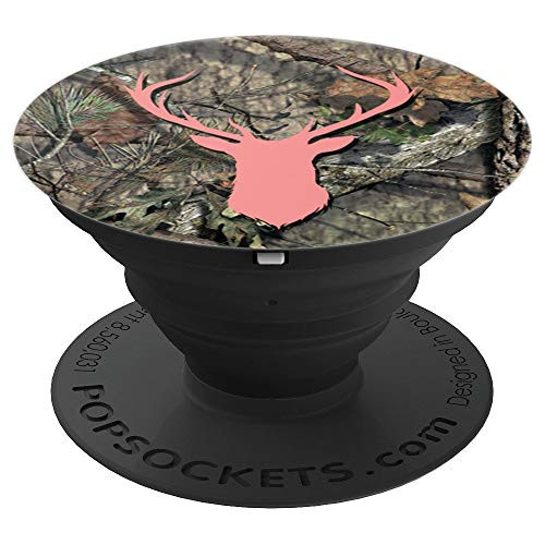 Deer Buck Hunting Women Pink Brown Camouflage Background - PopSockets Grip and Stand for Phones and Tablets Deer Buck Hunting Women Pink Brown Camouflage Background - PopSockets Grip and Stand for Phones and Tablets