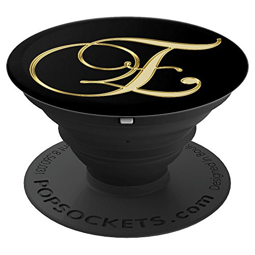 E Yellow Black Initial Monogram Capital Letter Name - PopSockets Grip and Stand for Phones and Tablets E Yellow Black Initial Monogram Capital Letter Name - PopSockets Grip and Stand for Phones and Tablets
