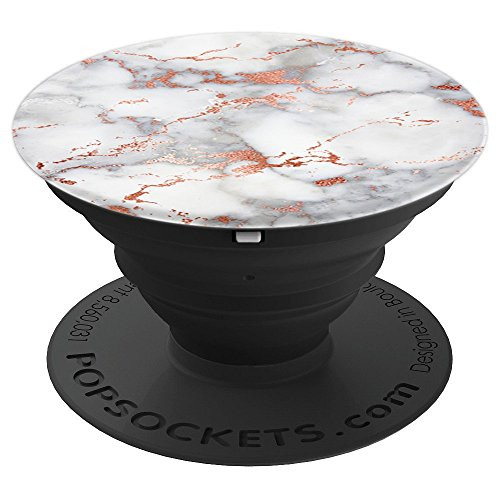 Rose Gold Flake White Marble - PopSockets Grip and Stand for Phones and Tablets Rose Gold Flake White Marble - PopSockets Grip and Stand for Phones and Tablets