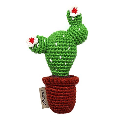 Cheengoo Organic Crocheted Cactus Rattle Cheengoo Organic Crocheted Cactus Rattle