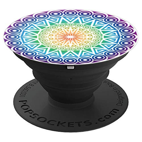 Purple and Blue Beautiful Colorful Peace Sky Mandala - PopSockets Grip and Stand for Phones and Tablets Purple and Blue Beautiful Colorful Peace Sky Mandala - PopSockets Grip and Stand for Phones and Tablets