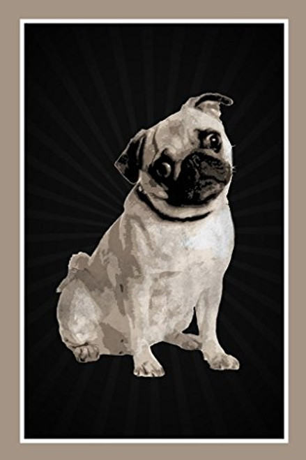 Dogs Pugs Painting Brown Black Art Print Laminated Dry Erase Sign Poster 12x18 Dogs Pugs Painting Brown Black Art Print Laminated Dry Erase Sign Poster 12x18