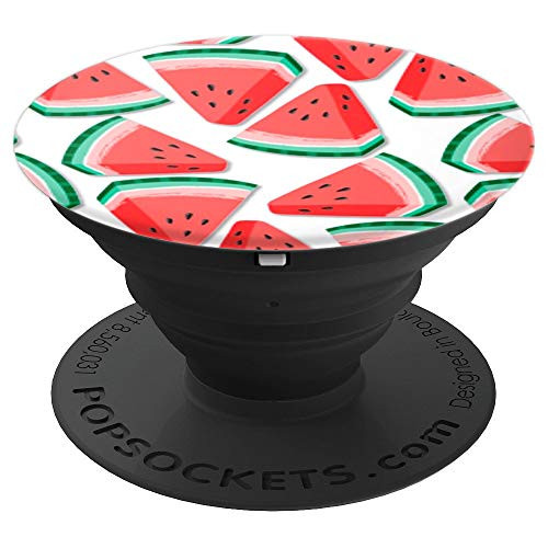 Watermelon Melon Fruit Juice Hawaiian Tropical Life on White - PopSockets Grip and Stand for Phones and Tablets Watermelon Melon Fruit Juice Hawaiian Tropical Life on White - PopSockets Grip and Stand for Phones and Tablets