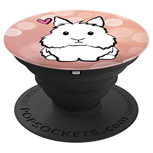 Fluffy Lionhead Bunny Popsocket - PopSockets Grip and Stand for Phones and Tablets