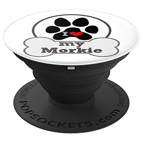 I love my Morkie Paw - PopSockets Grip and Stand for Phones and Tablets