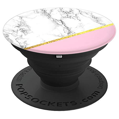 Marble Chic - White and pink marble matte print - PopSockets Grip and Stand for Phones and Tablets Marble Chic - White and pink marble matte print - PopSockets Grip and Stand for Phones and Tablets