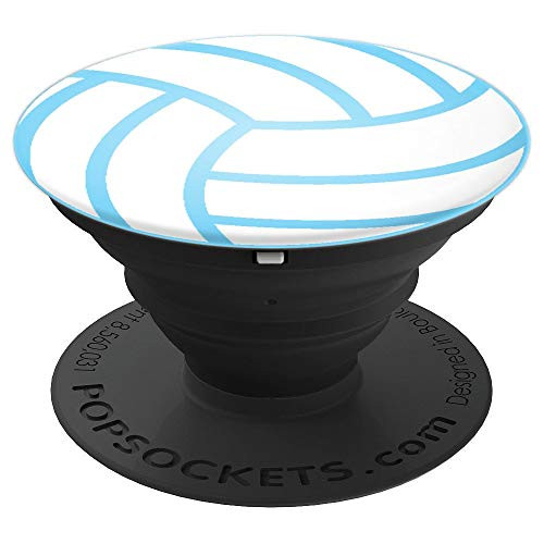 Blue, Volleyball, Volleyball Ball, Volleyball Coach, Fans - PopSockets Grip and Stand for Phones and Tablets Blue, Volleyball, Volleyball Ball, Volleyball Coach, Fans - PopSockets Grip and Stand for Phones and Tablets