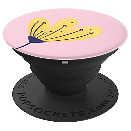 Botanical Floral Garden Cute Yellow Tulip Flower Design Gift - PopSockets Grip and Stand for Phones and Tablets