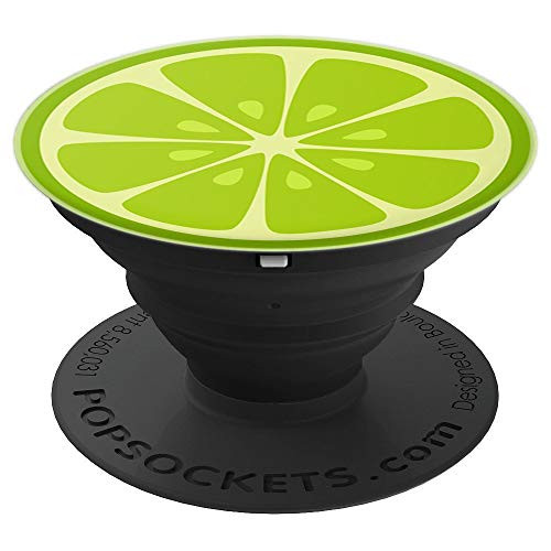 Green Lime Slice - PopSockets Grip and Stand for Phones and Tablets