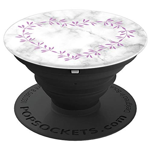 Stony Heart PopSocket Flower Lavender Lilac Pastel Purple - PopSockets Grip and Stand for Phones and Tablets