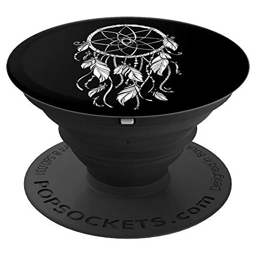 Dream Catcher Cute Folk Dreamcatcher Gift Fill White - PopSockets Grip and Stand for Phones and Tablets