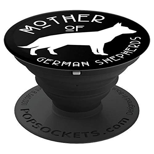 Funny German Shepherd Dog Lover Mom on Black PS14067 - PopSockets Grip and Stand for Phones and Tablets Funny German Shepherd Dog Lover Mom on Black PS14067 - PopSockets Grip and Stand for Phones and Tablets