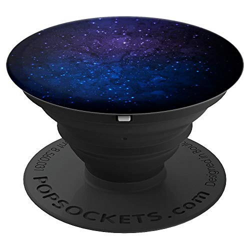 Purple Blue Galaxy Space Stars Nebula Cosmic - PopSockets Grip and Stand for Phones and Tablets