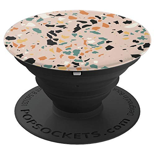 Terrazzo Stone Granite Marble Pattern - PopSockets Grip and Stand for Phones and Tablets