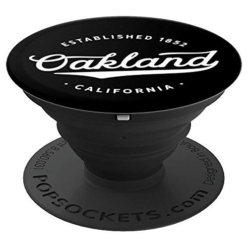 Classic Retro Vintage Oakland California 1852 USA Gift PopSockets Grip and Stand for Phones and Tablets