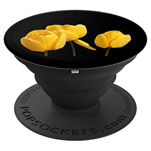 Cool Popsockets Flower Yellow Tulips Cute Gift - PopSockets Grip and Stand for Phones and Tablets