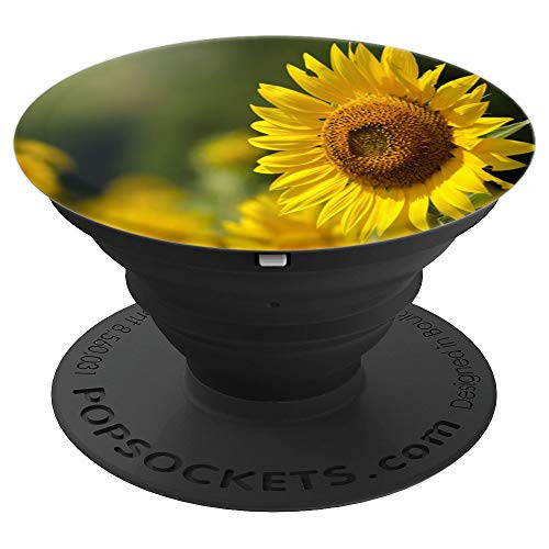 Sunflower Cute Pattern | Yellow Flower - PopSockets Grip and Stand for Phones and Tablets Sunflower Cute Pattern | Yellow Flower - PopSockets Grip and Stand for Phones and Tablets