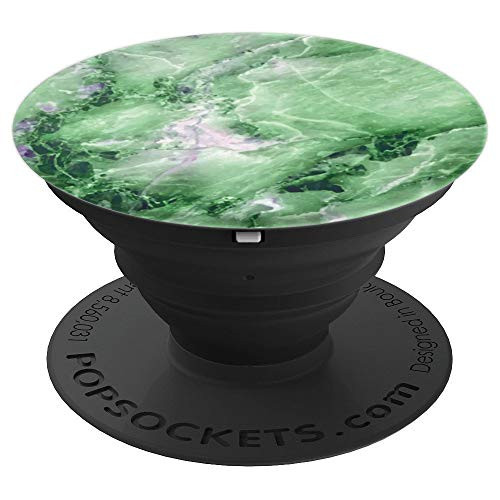 Green Marble Stone Pattern - PopSockets Grip and Stand for Phones and Tablets