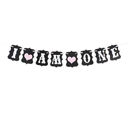I AM One Heart Pink & Black Party Bunting Banner Baby Shower First Birthday Welcome Little One 1st Decoration Sign Supplies. I AM One Heart Pink & Black Party Bunting Banner Baby Shower First Birthday Welcome Little One 1st Decoration Sign Supplies.